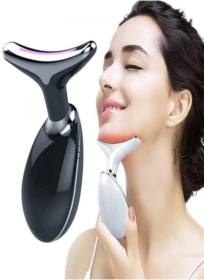 Generic - Face Massger, Anti Wrinkle Reducing Tool, Double Chin Reducer Vibration Facial Massager, Skin Rejuvenation Natural Beauty Device for Face & Neck Lifting Tightens, Facial Skin Groomer - Image 1