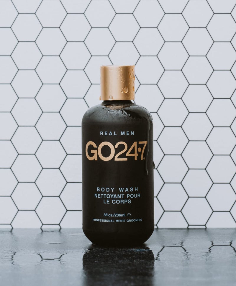 GO247 Body Wash - Luxurious Daily Cleanser for Men - Nourishes & Softens Skin with Aloe Vera, Honey, & Vitamin B5 - Rich Lather & Fresh Masculine Scent, 8 Fl Oz - Image 5