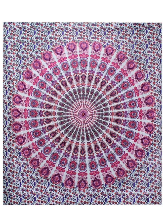 Hendi Mandala Bohemian Mandala Printed Wall Tapestry – Colorful Hippie Art Décor – Lightweight Polyester –  Bedroom, Living Room, Dorm Decoration - Image 2