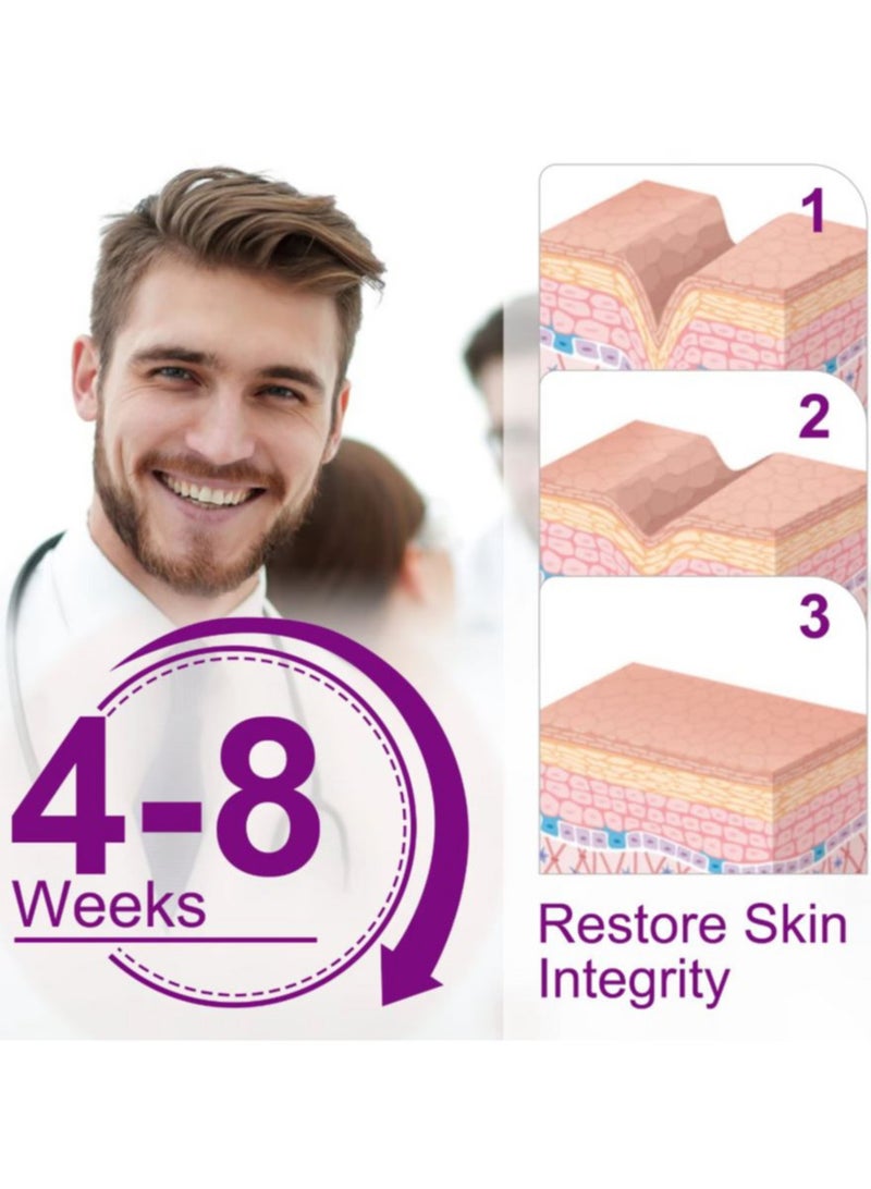 EOTM 2 Pc Pack Professional Silicone Scar Sheets Scar Removal Tape For C-Section, Surgery, Burn, Keloid, Acne, Roll Size 1.6" X 60"  - Image 5