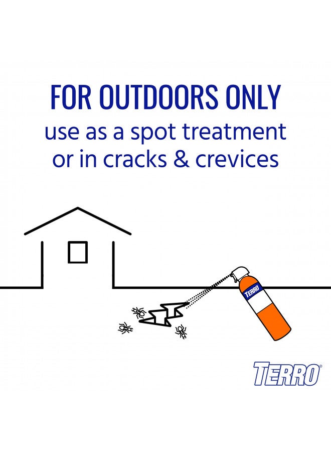 TERRO T1700SR 2 Pack 19 oz Outdoor Ant Killer Spray, White - Image 3