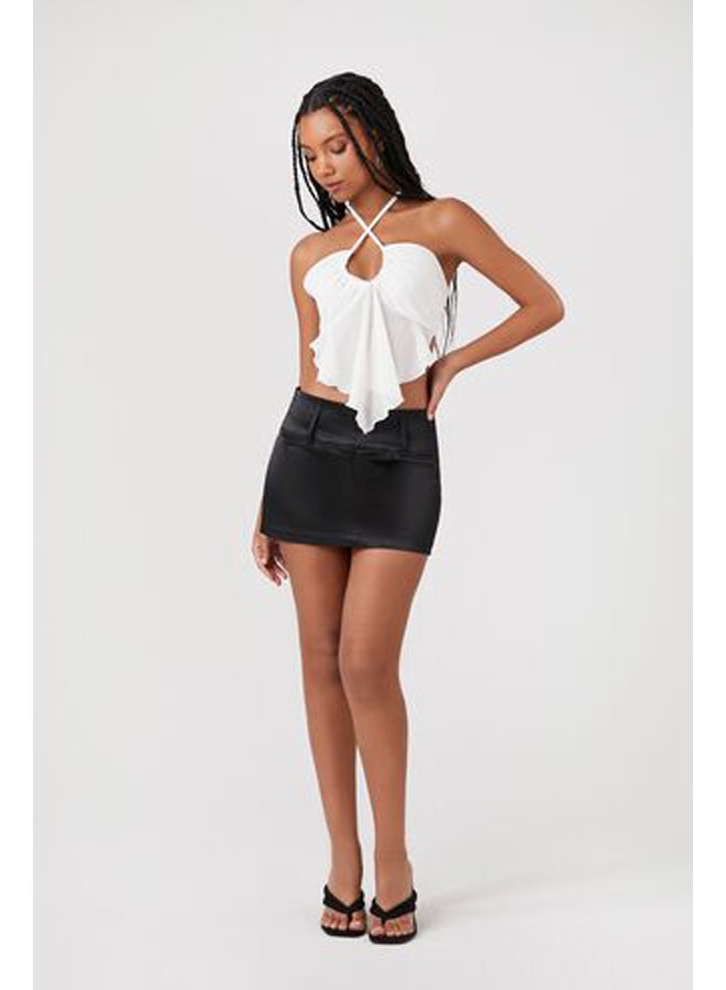 FOREVER 21 Mesh Crisscross Halter Top - Image 4