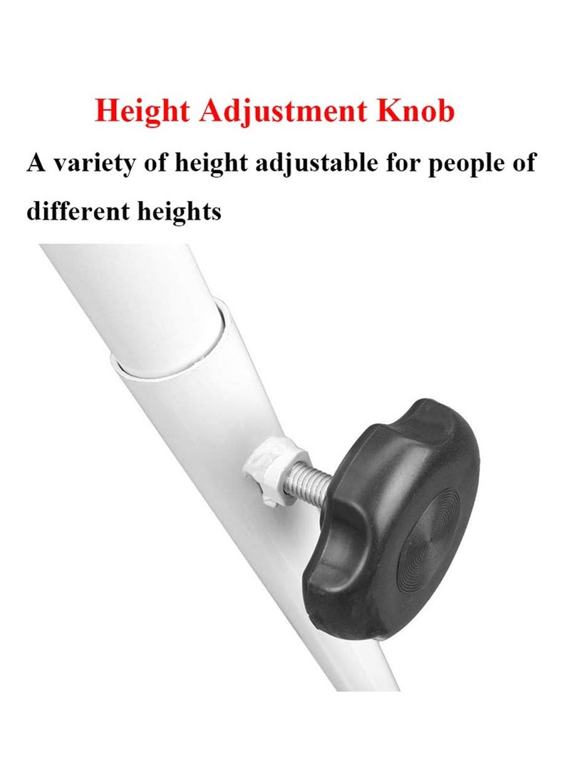 XiuWoo Adjustable Arm and Leg Pedal Exerciser,Fitness Bike Recovery Equipment for Seniors and Elderly,White  - Image 5