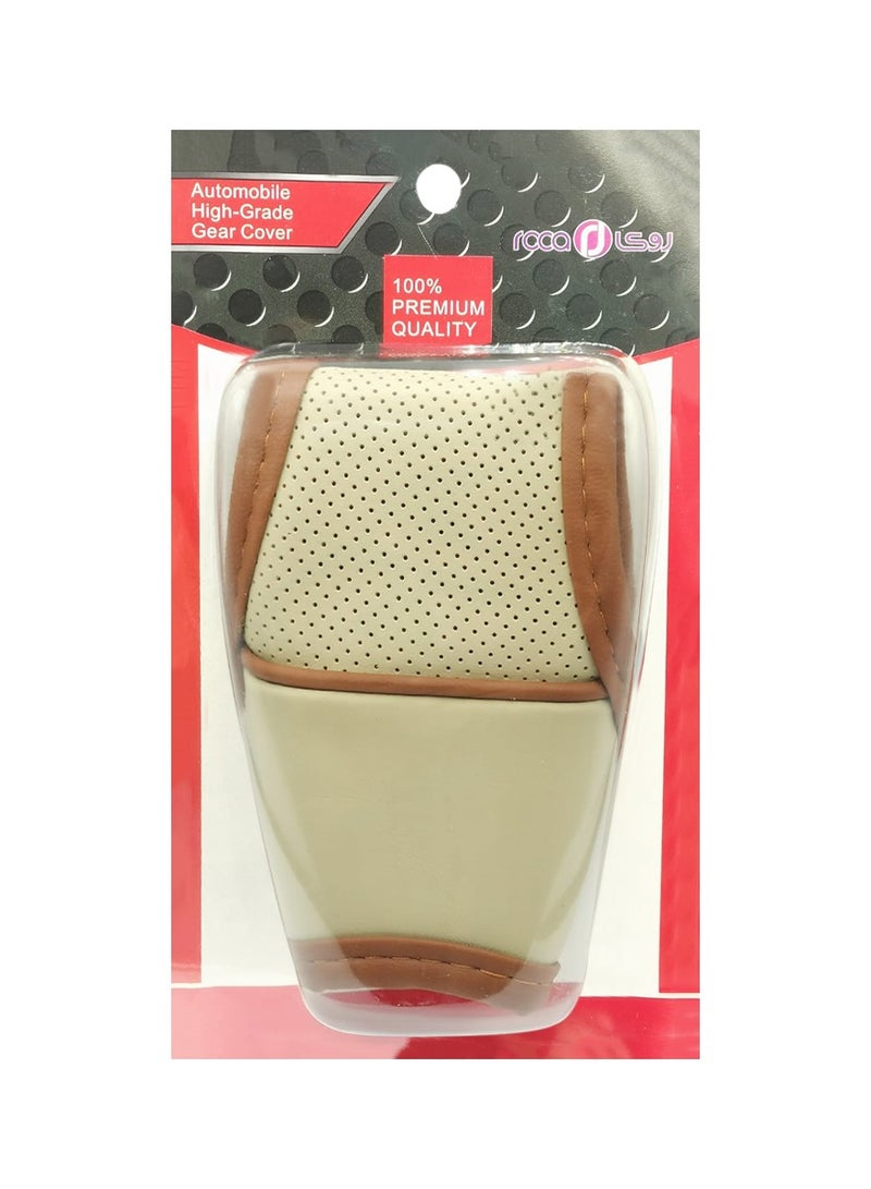 روكا غطاء مقبض تروس السيارة من جلد البولي يوريثان عالي الجودة، واقي مقبض ناقل الحركة الأوتوماتيكي عالي الجودة - Image 2