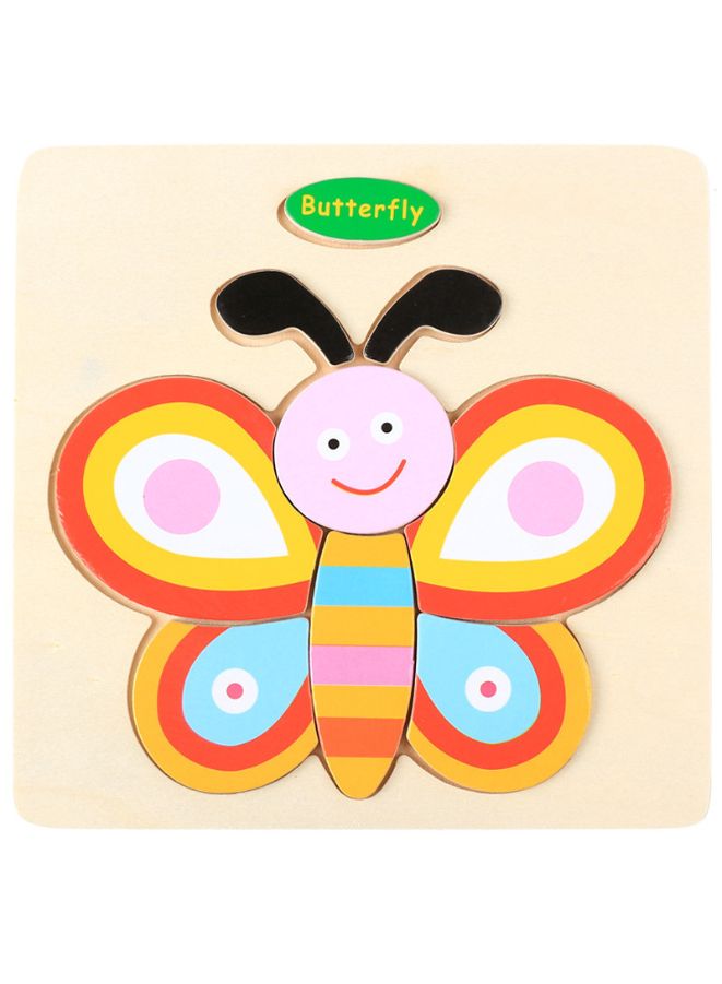 Wooden Puzzles for Kids Boys and Girls Animals Set Caterpillar & Butterfly  - Image 3