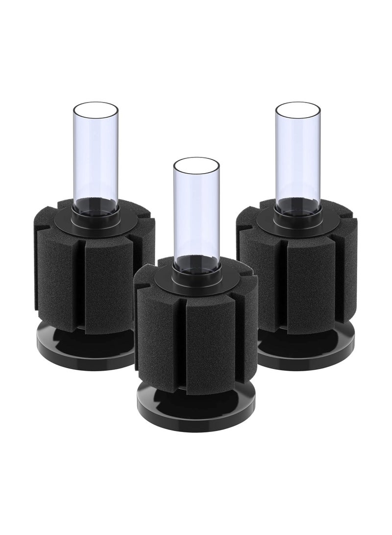 SOBO Aquarium Fish Tank Biochemical Cotton Filter, Nano Bio Sponge Filter, Quiet Betta Fry Shrimp and Small Fish Foam Filter, for Fish Tank Up to 10 Gallon, Water Fairy Cotton 3 Pack, XY2835  - Image 1