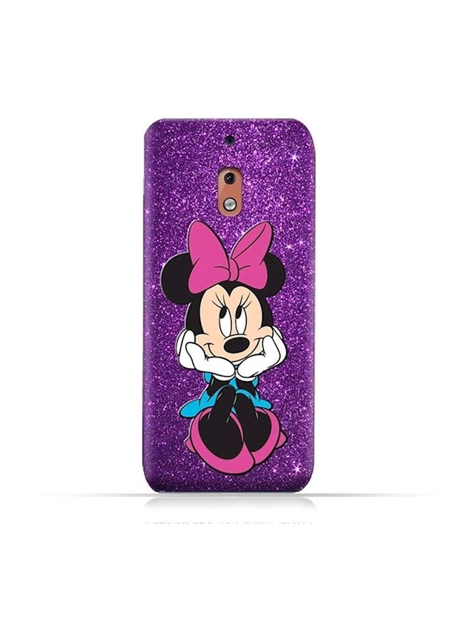NIBEMINENT Nokia 2.1 TPU Silicone Case with Minnie Mouse Smile Design Multi Color
