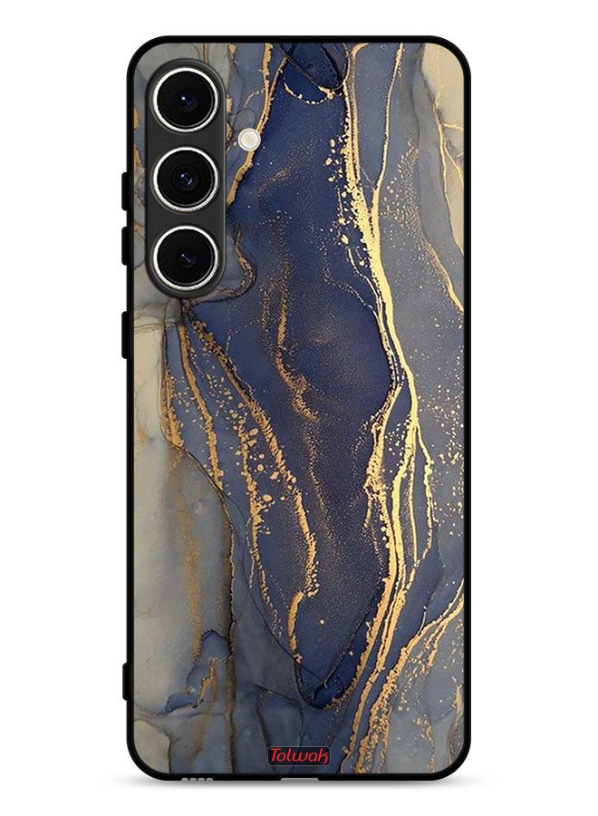 Tolwak غطاء حماية لجهاز سامسونج جالكسي A36 5G بنمط رخام لامع - Image 1