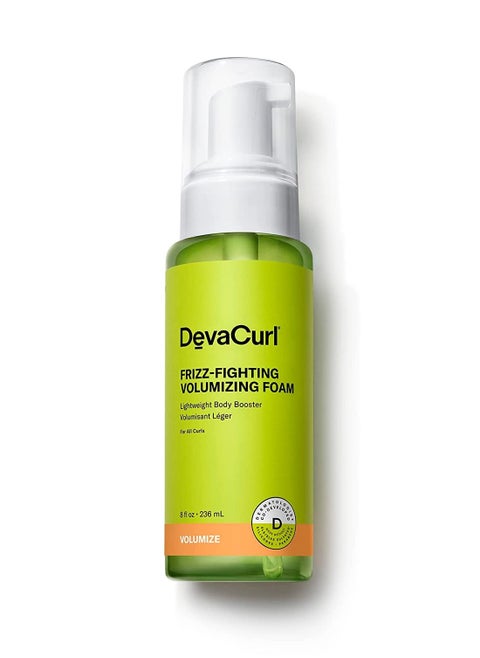 DevaCurl Frizz-Fighting Volumizing Foam Lightweight Body Booster | Adds Volume and Fullness | Up To 48 Hours Humidty Resistance | All Waves, Curls, and Coils