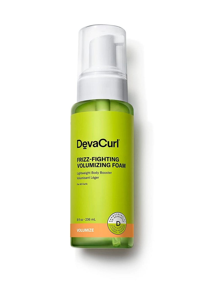 DevaCurl DevaCurl Frizz-Fighting Volumizing Foam Lightweight Body Booster | Adds Volume and Fullness | Up To 48 Hours Humidty Resistance | All Waves, Curls, and Coils  - Image 1