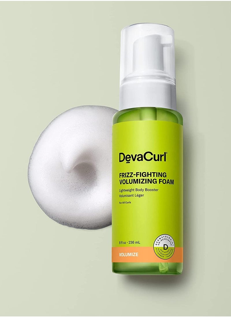 DevaCurl DevaCurl Frizz-Fighting Volumizing Foam Lightweight Body Booster | Adds Volume and Fullness | Up To 48 Hours Humidty Resistance | All Waves, Curls, and Coils  - Image 2