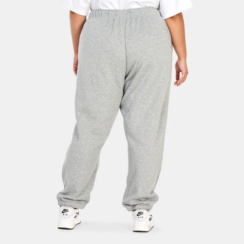 Nike Women's Sportswear Club Fleece Mid-Rise Oversized Track Pants (Plus Size)