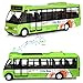 Crelloci City Bus Toy for Kids Die Cast City Stagecoach Buses Pull Back Play Vehicle with Sound and Light Up Metal Cars Model for Boys Girls Age 3 Years Old - Image 3
