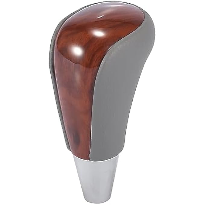 ريحني مقبض ناقل الحركة الأوتوماتيكي X AUTOHAUX لسيارة تويوتا RAV4 كامري كورولا رمادي بني - Image 2