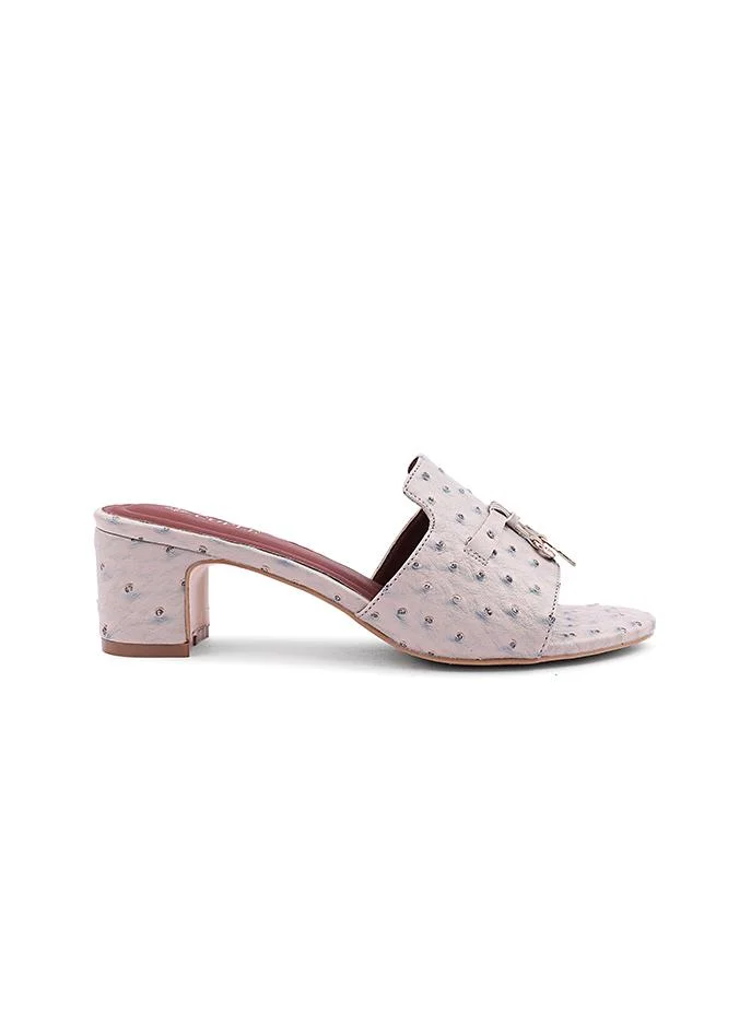 كابلي Cuple Cutout Strap Block Heel Sandals