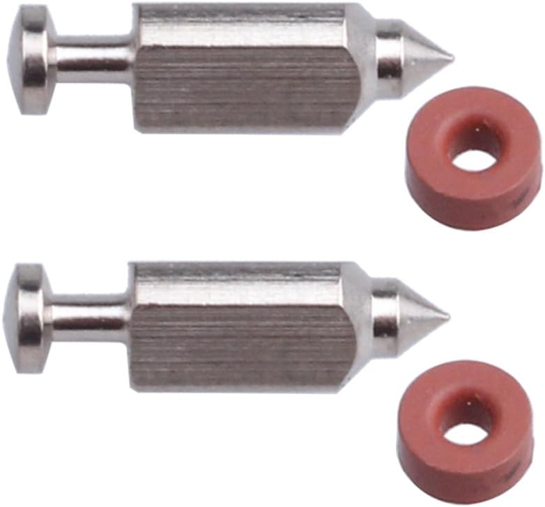 Panari 398188 Carburetor Float Valve Needle Seat Kit For Brriggs Stratton 281144 398183 490937 498261 Lawn Mower Engine (Pack of 2) - Image 1