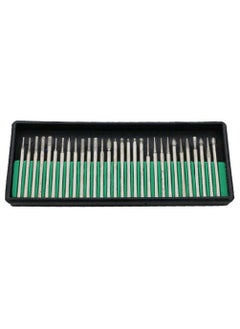 YADAV 30xDiamond Burr Bits Drill Kit Fit For Engraving Carving Grinding Tool Set  - Image 1
