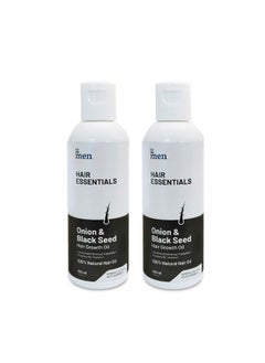 Formen Onion & Black Seed Hair Growth Oil | Reduces Hair Fall & Dandruff | Promotes Hair Growth | 100% Natural 22 Herbal Extracts | Controls Hair Fall | For Men And Women - 100 Ml (Pack Of 2)  - Image 1