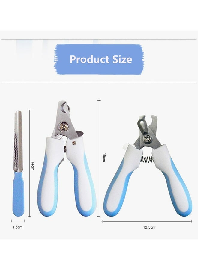 RollsTimi  Pet Nail Clippers And File,Dog Nail Clippers for Small, Large & Medium Dogs Cats Pet Toenail Clippers with Nail Files 15.5x7.5cm - Image 5