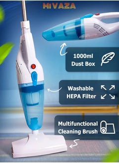 Mi VAZA 2-in-1 Corded Vacuum Cleaner – Cable Length 5.7M - 650W Upright Vacuum Cleaner - Portable Handheld Vacuum Cleaner with HEPA Filter - Dust Removal Tools for Floors, Carpets, Desktops, Sofas, Windows  - Image 2