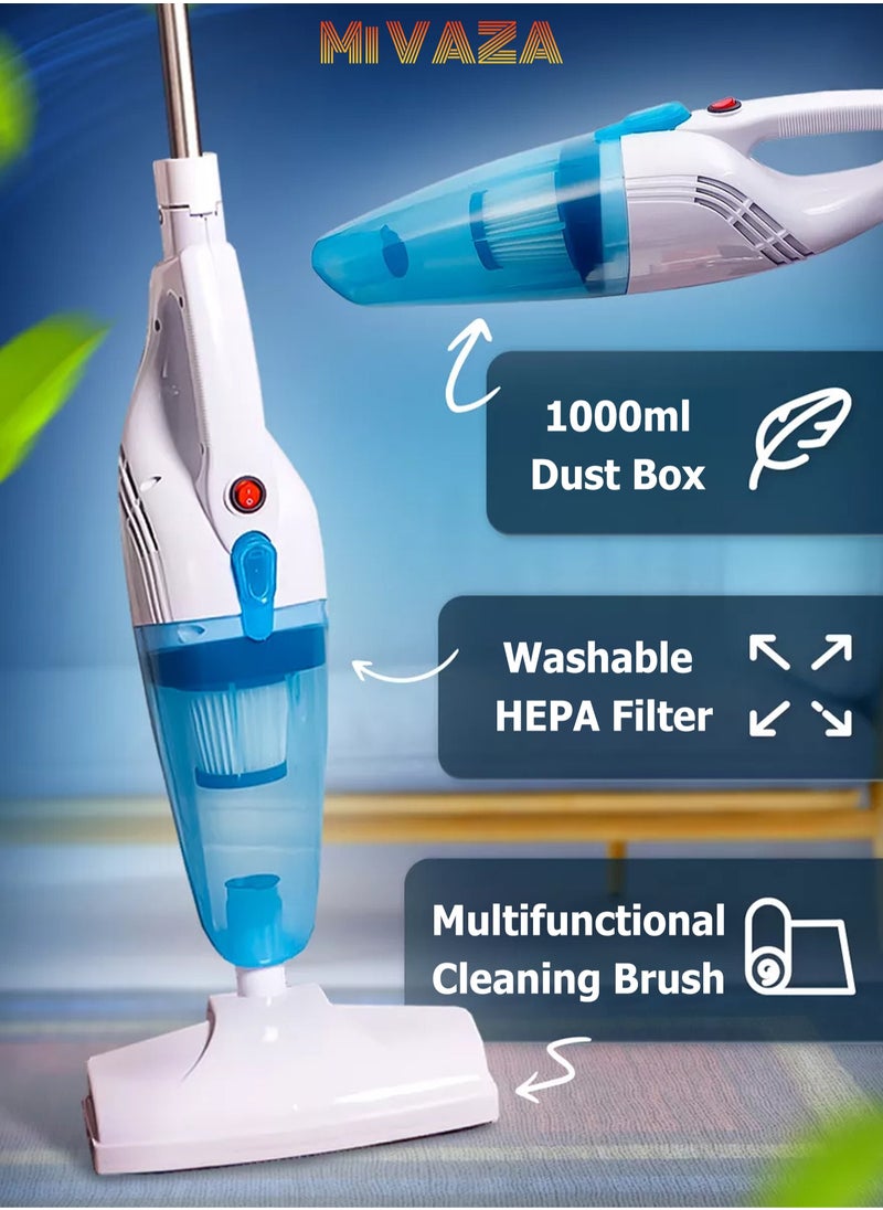 Mi VAZA 2-in-1 Corded Vacuum Cleaner – Cable Length 5.7M - 650W Upright Vacuum Cleaner - Portable Handheld Vacuum Cleaner with HEPA Filter - Dust Removal Tools for Floors, Carpets, Desktops, Sofas, Windows  - Image 2