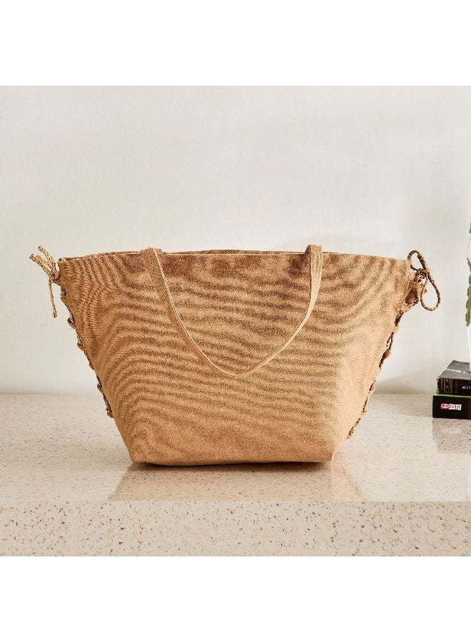 Home Box Bella Canvas Curved Gift Tote Bag - 20x13x18 cm - Image 1