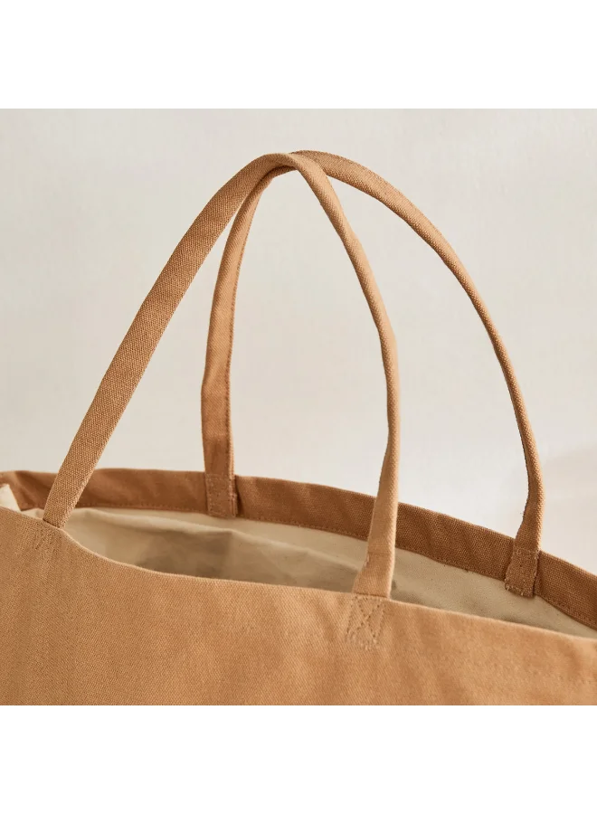 Home Box Bella Canvas Curved Gift Tote Bag - 20x13x18 cm