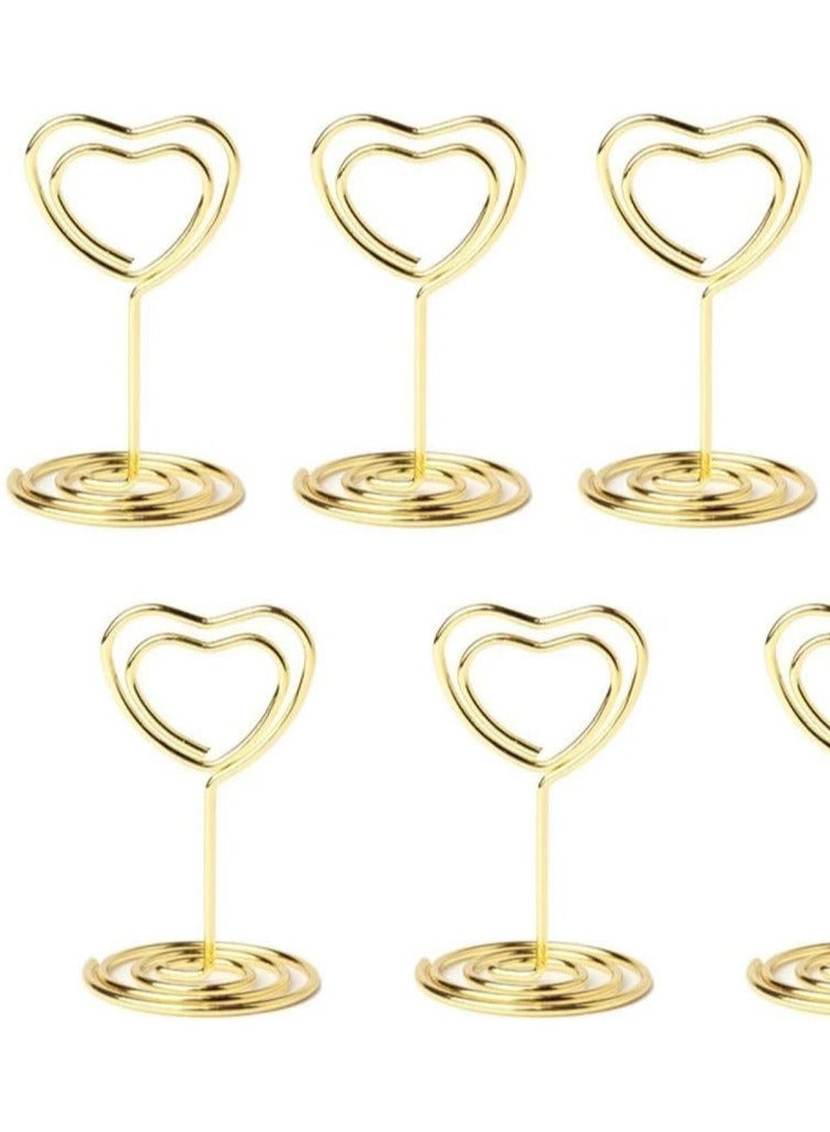 GROWSTEADY Mini  heart shape Place Card Holders  - Image 1