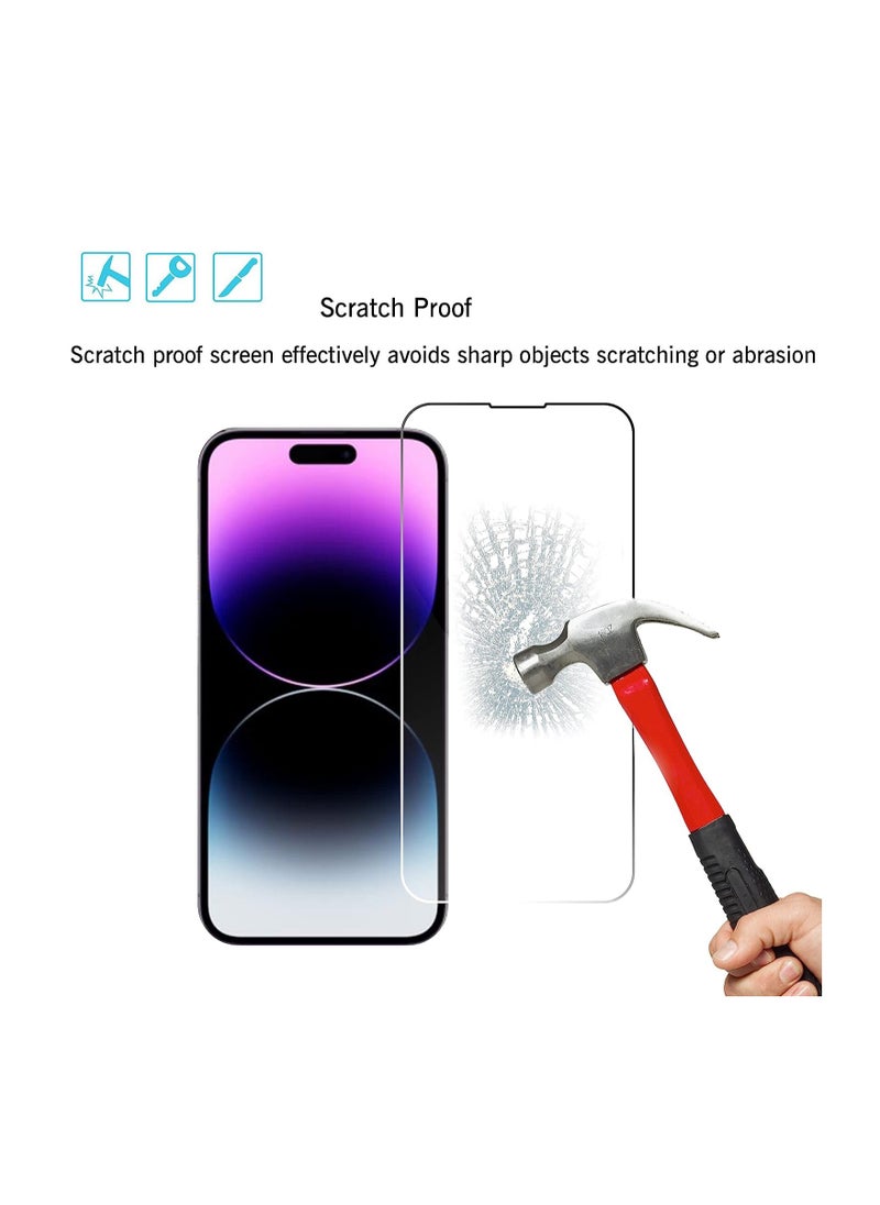 Ailun - Ailun Glass Screen Protector for iPhone 14 / iPhone 14 Pro [6.1 Inch] Display 3 Pack Tempered Glass, Sensor Protection, Dynamic Island Compatible, Case Friendly - Image 1