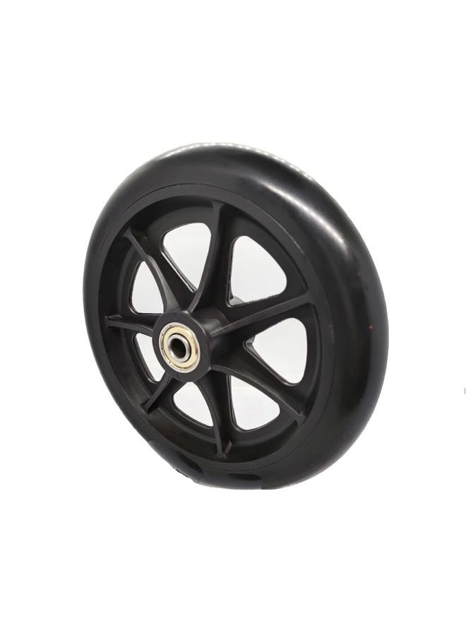 ComsenMed NP 6 inch Replacement Wheels for rollator Walker,Parts,Accessories,Rollator/Wheelchair/Walker Generic 6 inch Wheels,Front and Rear 6” Rollator Replacement Wheel Assembly-1Ea - Image 2