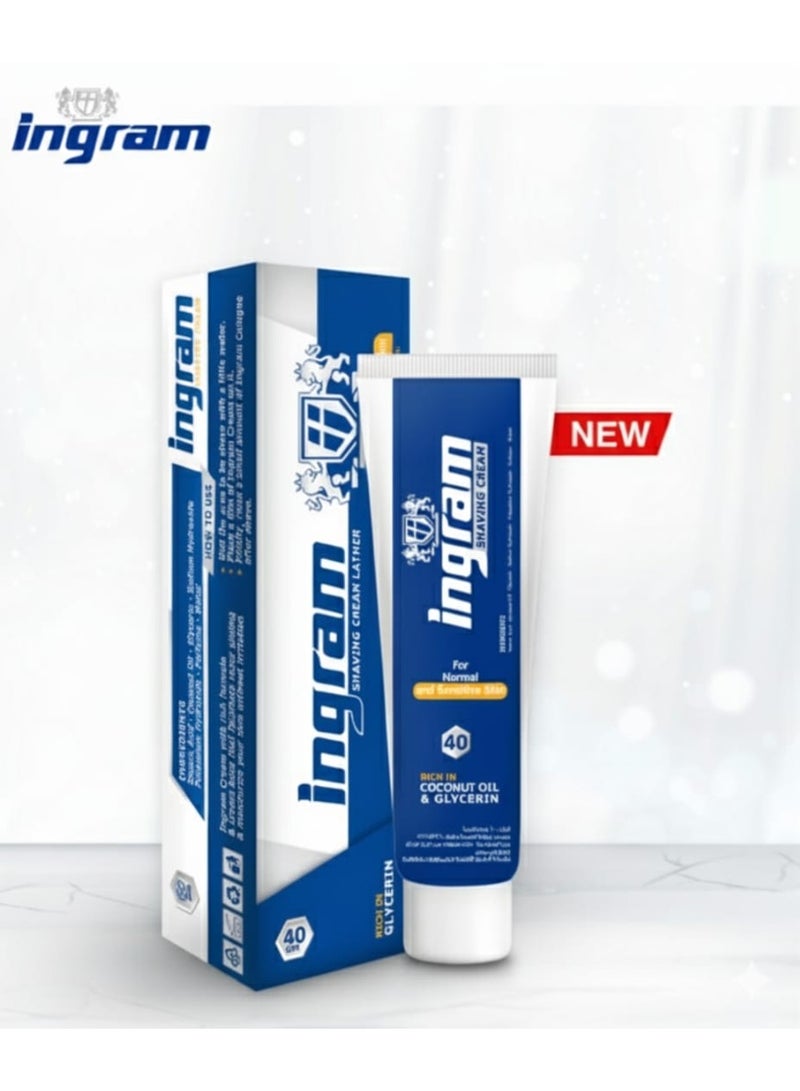 إنجرام كريم حلاقة 40 جرام - Image 2