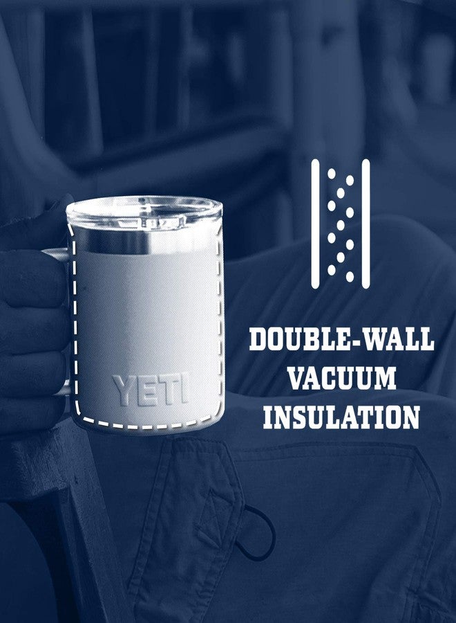YETI Rambler 14 oz Mug, Stainless Steel, Vacuum Insulated with Standard Lid, Clay - Image 3
