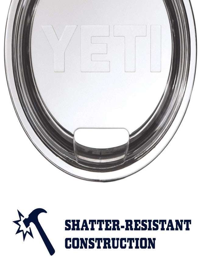YETI Rambler 14 oz Mug, Stainless Steel, Vacuum Insulated with Standard Lid, Clay - Image 5
