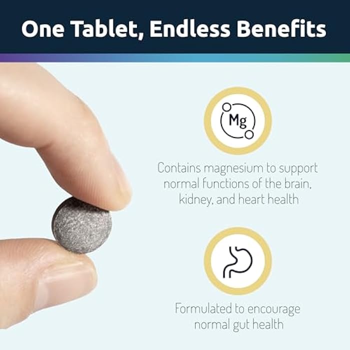 Invigorated Water Hydrogen Water Tablets with Magnesium - 12 PPM H2 Molecular Hydrogen Tablets for Drinking Water - Supports Energy, Brain, & Cognitive Health - Non-GMO (60 Servings, Unflavored) - Image 5