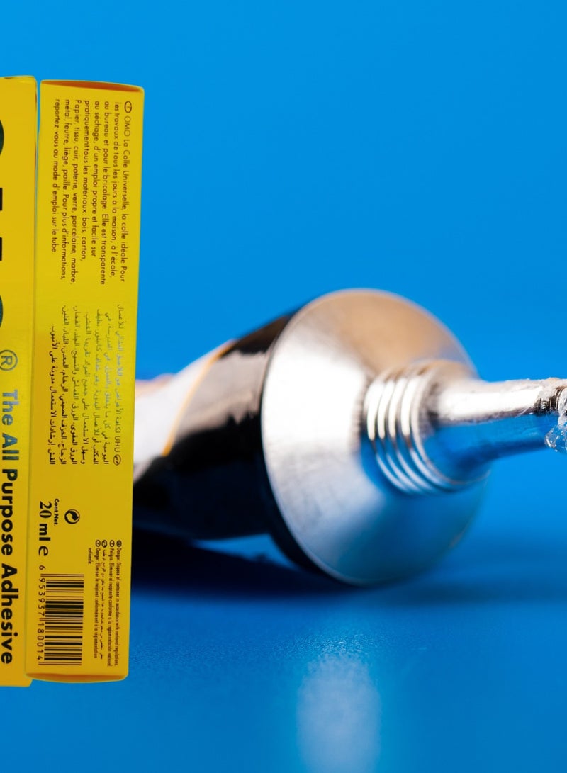 Omo All Purpose Super Glue, High-Grade Bonding Adhesive for Metal, Plastic, Wood, Fast-Curing (20ml (Pack of 12)) - Image 3