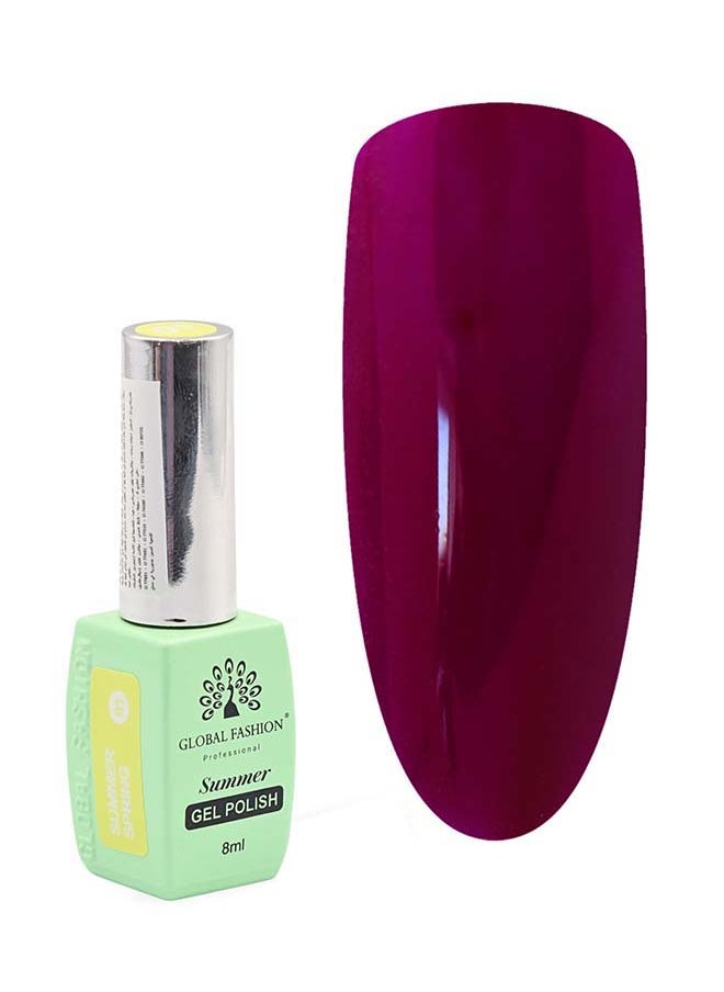GLOBAL FASHION Gel Polish - Summer Spring Shade - 8ml (30) - Long-Lasting High Gloss  - Image 1