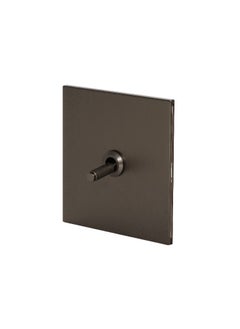 Donmarco Door Bell Switch – Knurled Toggle – Stainless Steel/Copper – Fire Resistant , 15-Year Warranty , Sleek & Durable Wall Light Switch for Modern Spaces (Gun Grey)  - Image 2