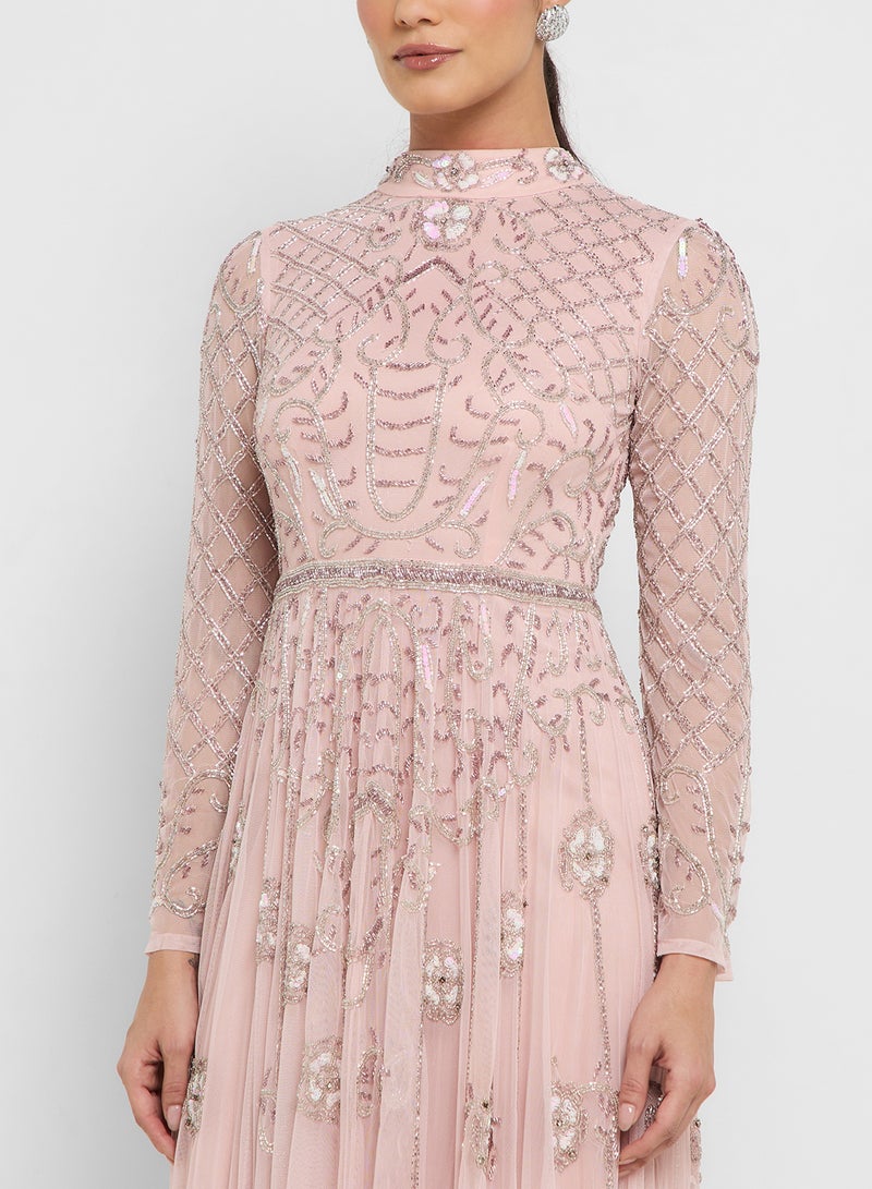 Frock and Frill Embellished Maxi Dress  - Image 3