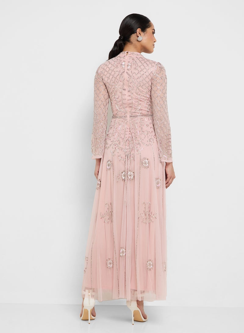Frock and Frill Embellished Maxi Dress  - Image 2