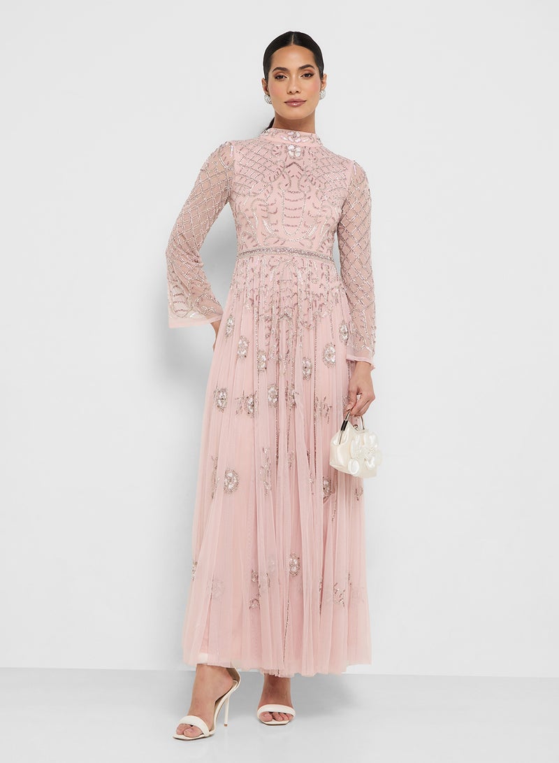 Frock and Frill Embellished Maxi Dress  - Image 4