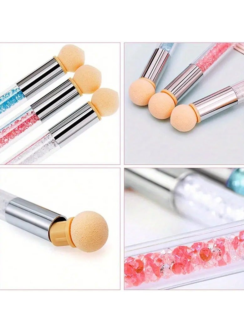 Rozino 3 PCS 4-Headed Dual-ended Nail Art Pen - Seamless Gradient Effects, Washable & Reusable DIY Kit for Polish & Gel, Perfect for Artistic Beginners & Pros - Image 5