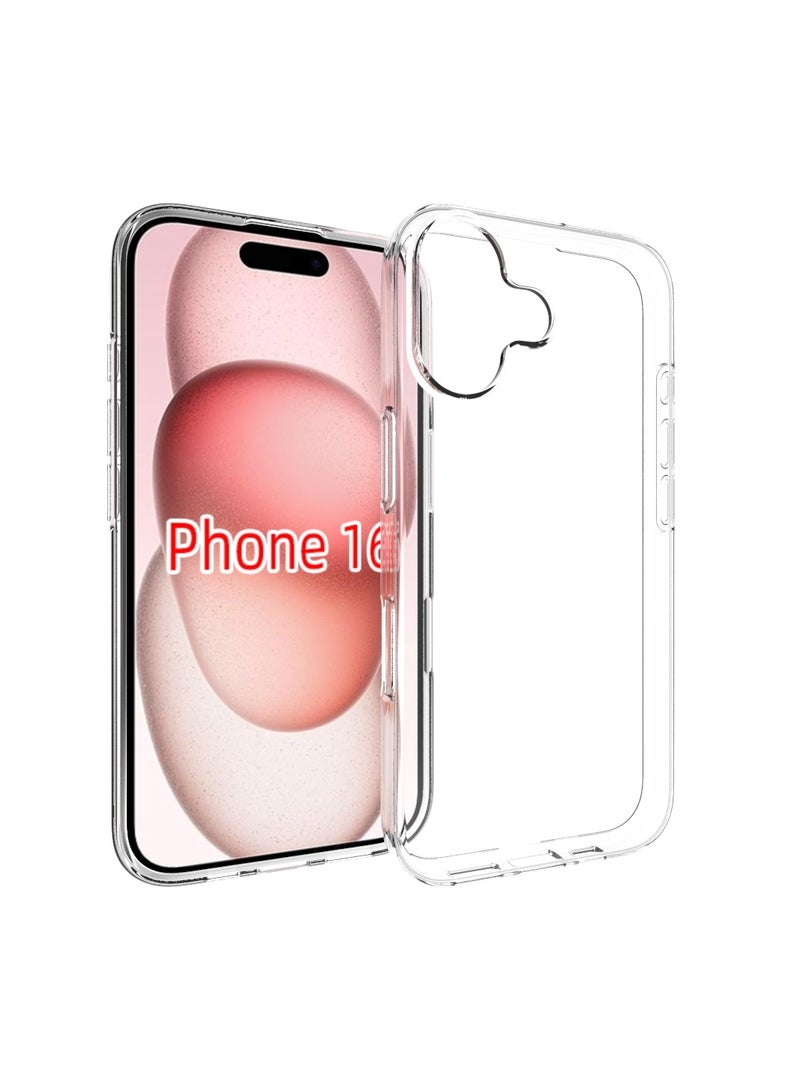 Raxoom Protective Case for iPhone 16 Waterproof Texture TPU Phone Case Clear  - Image 1