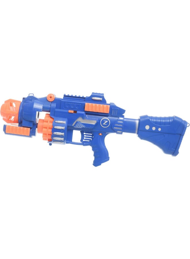 Battery‑Operated Sponge Bullet Toy Pistol – 6 × AA, Automatic Burst Fire - Image 5