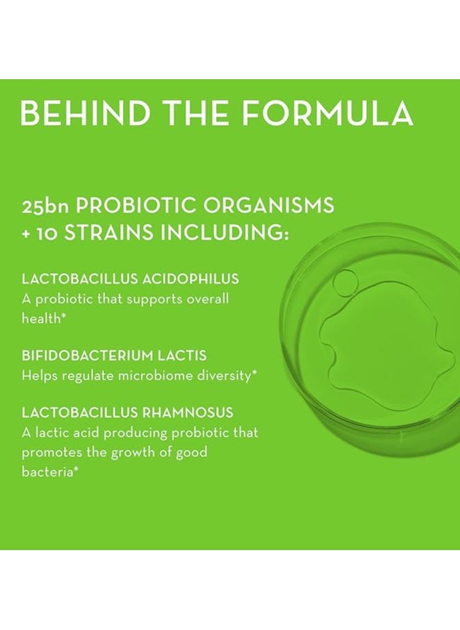 HUM - Gut Instinct - Probiotic, Digestive Health & Immunity (30 Vegan Capsules) - Image 1