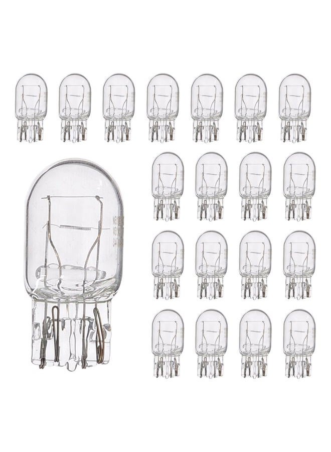 HHZL T20 7440A WY21W Turn Signal Bulb Daytime Running Light Blinker Brake Light Bulbs, 10PCS Monofilament Side Marker Lights Mini Taillight 7440 Bulb Replacement for Cars,Trucks,SUVs(White) - Image 1
