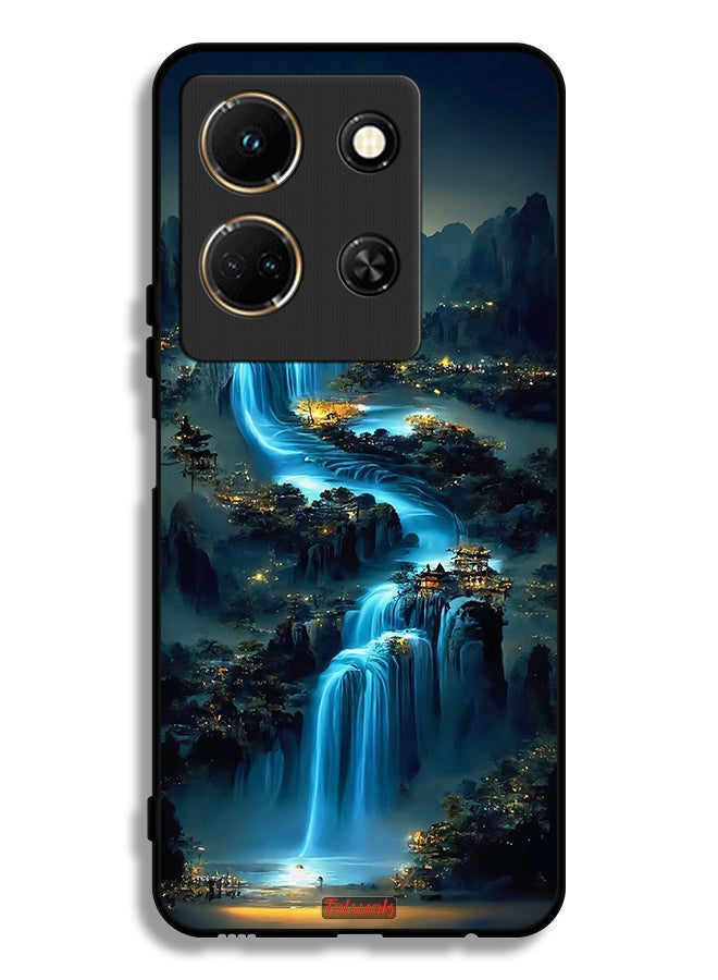 Tolwak Infinix Note 30 Protective Case Cover Waterfall Art - Image 1