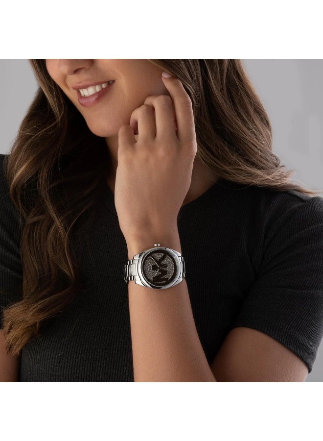Michael Kors Women Michael Kors Women's Quartz Silver Stainless Steel Watch - Image 4