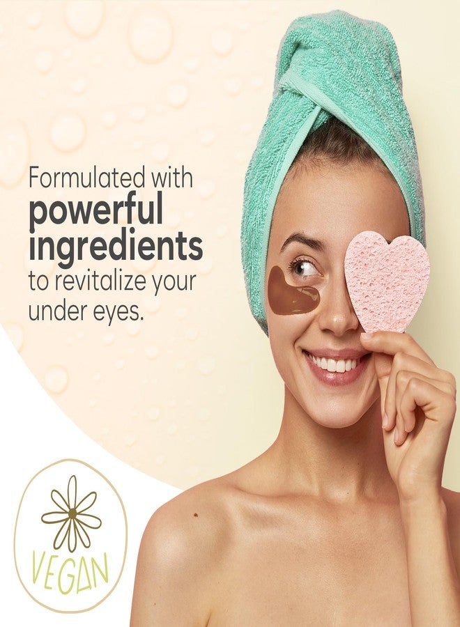 BLOOMORA Caffeine Under Eye Patches(30 Pairs) Under Eye Patches for Dark Circles, Puffy Eyes - Caffeine - Image 5