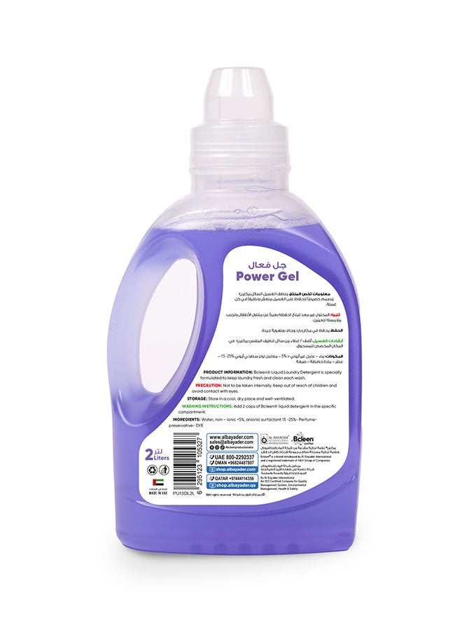 Bcleen Liquid Laundry Detergent,Lavender Scent, With Deep Clean Front/Top Load 2L, (SAVINGS PACK OF 2L X 6) - Image 2