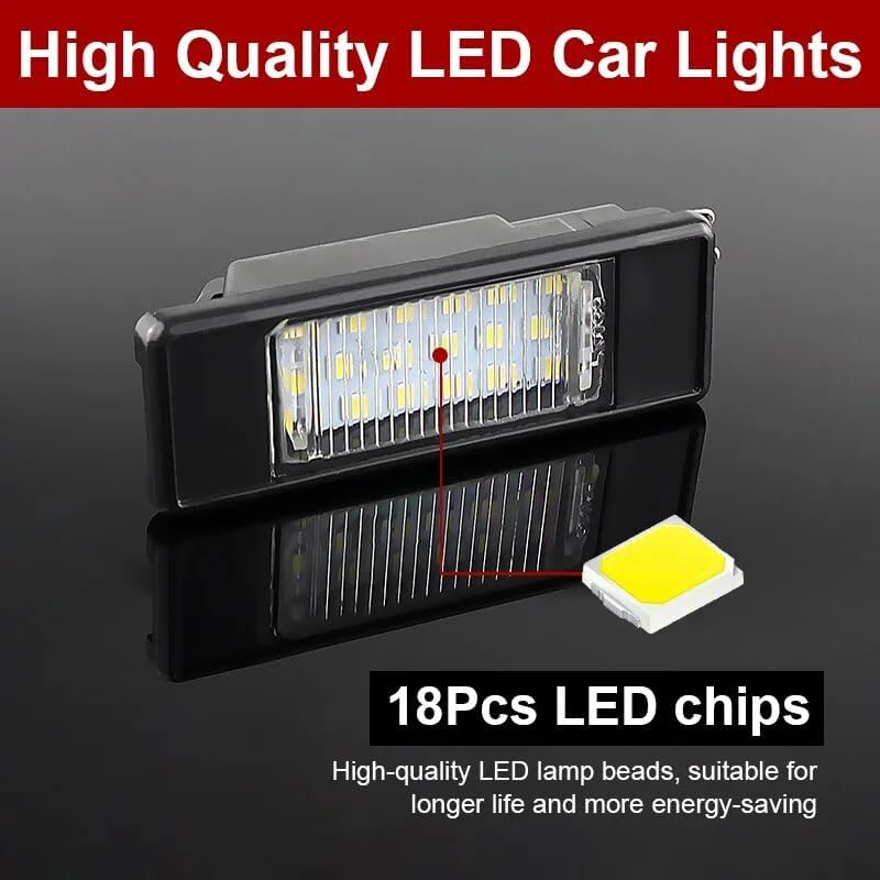 Vuzmode 2Pcs Error Free White License Plate Light - Image 4